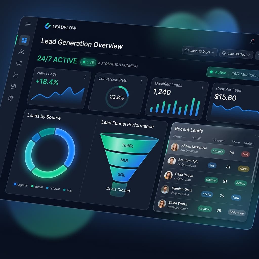 Lead Generation Otomatis 24/7